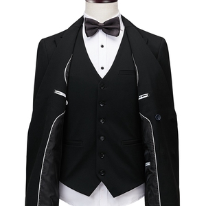 Nuovo Completo da Uomo Coreano 2026 a Due Bottoni, Tre Pezzi, Elegante e Casual, per Banchetti, Vestibilità Slim, Stile Gentiluomo Britannico - Product Image 4