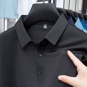 Camiseta OEM con logotipo personalizado, Camiseta lisa de <span class=keywords><strong>manga</strong></span> <span class=keywords><strong>corta</strong></span> de golf de alta calidad, <span class=keywords><strong>polo</strong></span> sin costuras transpirable de secado rápido para <span class=keywords><strong>hombre</strong></span> - Product Image 3