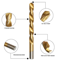 Foret hélicoïdal en acier rapide HSS au cobalt, revêtu de cobalt, de 1 mm à 13 mm, personnalisé, pour le métal