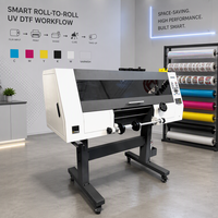 Imprimante d'étiquettes UV A3, machine à autocollants en rouleau, réponse rapide avec laminateur 2 en 1