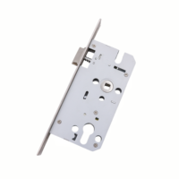 Accessoires de serrure de porte de sécurité LIONSHIELD 5572, corps de serrure anti-panique durable, clé 24*235mm, finition SSS, acier inoxydable, serrure de porte en bois