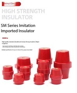 Aisladores de Bajo Voltaje Serie SM DOWE, Postes Rojos, Materiales <span class=keywords><strong>BMC</strong></span>/DMC/SMC, 4500V de Resistencia, 20N/M de Resistencia a la Tracción - Product Image 6