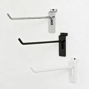 Gancho metálico para exhibición en supermercados, gancho colgante para panel perforado, precios al por mayor a bajo costo. - Product Image 1