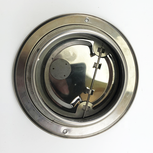 Capot mural <span class=keywords><strong>extérieur</strong></span> en acier inoxydable <span class=keywords><strong>Clapet</strong></span> anti-retour Couvercle de ventilation Capot d'échappement Lame mobile - Product Image 4