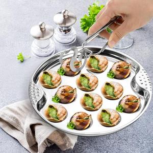 Vente <span class=keywords><strong>en</strong></span> gros d'<span class=keywords><strong>escargots</strong></span> ensemble d'<span class=keywords><strong>assiettes</strong></span> <span class=keywords><strong>en</strong></span> acier inoxydable comprenant 4 <span class=keywords><strong>assiettes</strong></span> d'<span class=keywords><strong>escargots</strong></span>, 4 fourchettes, 4 pinces d'<span class=keywords><strong>escargots</strong></span> pour la vaisselle de cuisine - Product Image 6