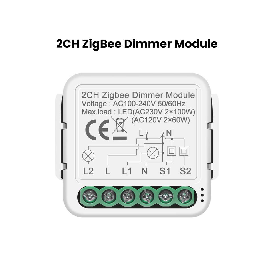 GIRIER Zigbee Switch Modul 2-Gang