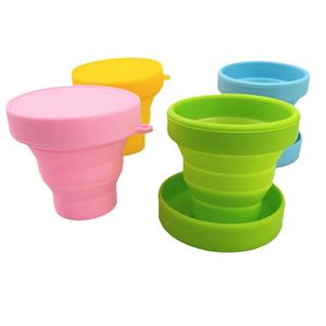 Bouteille d'eau pliable en silicone portable pour les sports de plein air et les voyages, haute résistance à la chaleur, promotion, logo personnalisé, publicité - Product Image 4