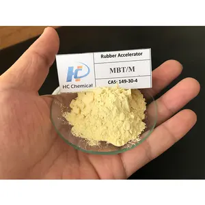 Environmental Protection Rubber Chemical Accelerator Yellow or Pale Yellow Powder MBT Accelerator CAS 149-30-4