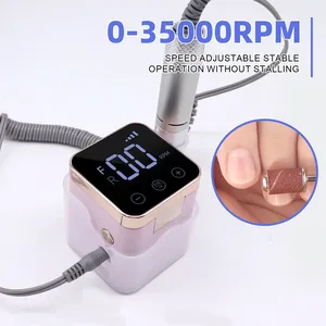 Lima Eléctrica para Uñas, Removedor de Uñas, Especial para Eliminar Piel Muerta, Recargable, con Lámpara Inteligente, Nuevo Modelo Plegable - Product Image 3