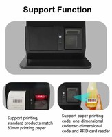 Kiosque en libre-service avec écran tactile capacitif de 21,5 pouces, borne de paiement automatique, terminal de point de vente pour restaurant, magasin de détail