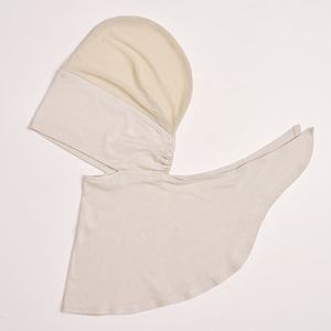 Hijab de Malaisie musulman Casquette intérieure pour cravate Casquette Undercaps Inner Hijab Caps <span class=keywords><strong>Najwa</strong></span> Bonnet Meringue - Product Image 4