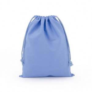 Bolsa de Algodón Blanca con Cordón para Transferencia Térmica, Bolsillo en Blanco para Embalaje de Regalos de Protección Ambiental, Almacenamiento de Lona - Product Image 6