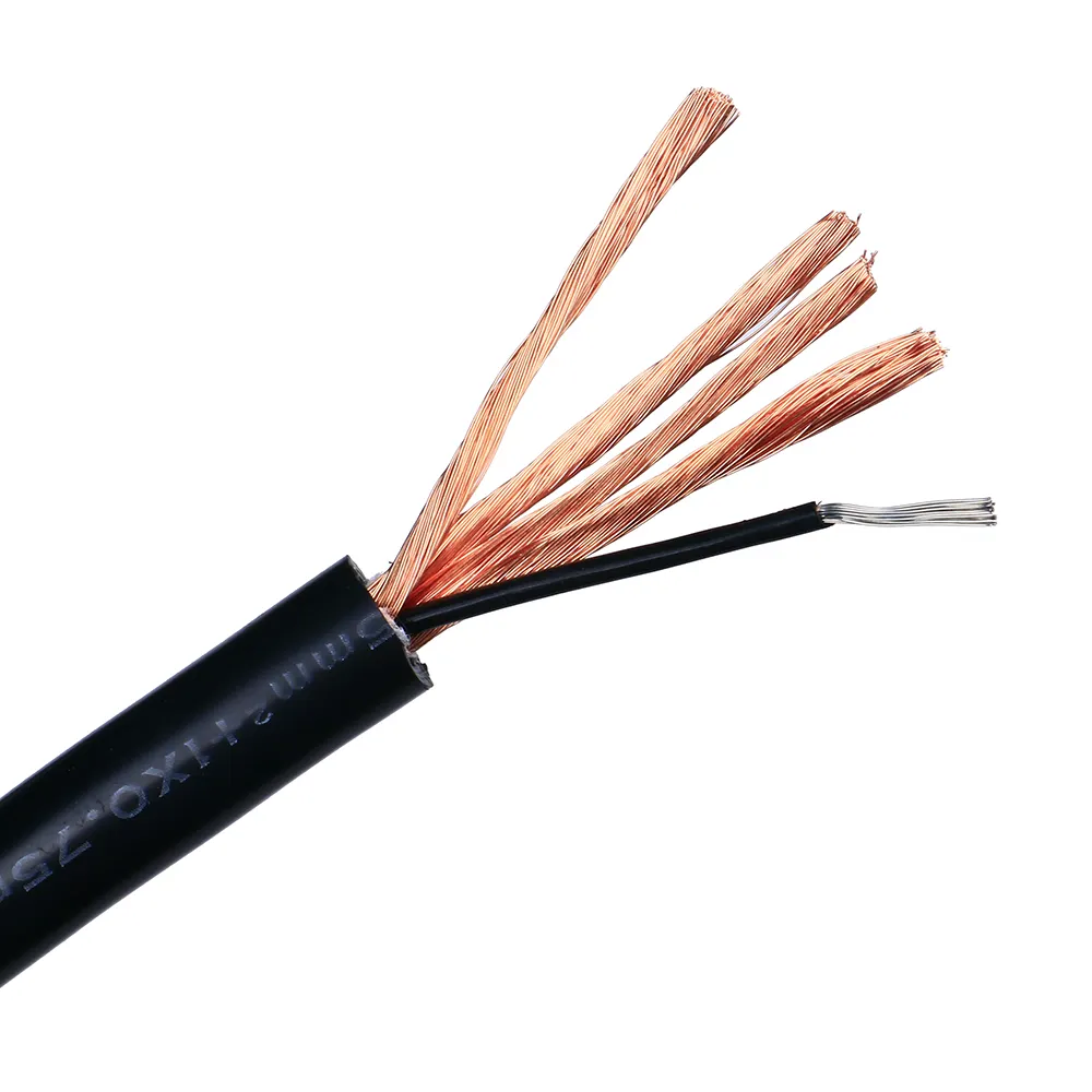 Light Weight Copper Fiber Hybrid Optical Cable Types Power Optical Fiber Composite Cable