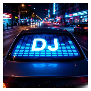 Pegatina <span class=keywords><strong>EL</strong></span> para Coche Activada por Sonido con Destellos a la Música de tu Coche Tu Música, Visible para los Peatones. Crea un espectáculo de luces rodantes - Product Image 1