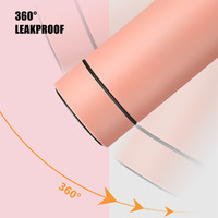 Thermos numérique en acier inoxydable isolé sous vide fiole de température smart LED thermo bouteille d'eau avec affichage de la température