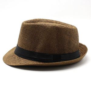 Sombrero Fedora de Paja Cubano Informal para Adultos, para el Verano, Playa, Sol, Venta al por Mayor Promocional - Product Image 3
