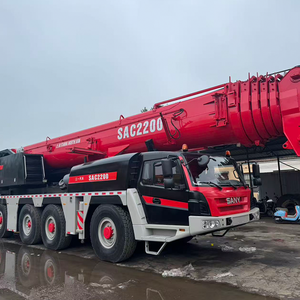 High Efficiency Sany SAC2200 All Terrain <b>Crane</b> 220ton Capacity 62m Boom 42m Flyjib 78ton Ctw With Double Winch 3 Hooks - Product Image 3