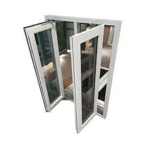 Giá Rẻ Pvc/Upvc Đơn <span class=keywords><strong>Pane</strong></span> Cách Âm Nhà Xây Dựng Cửa Sổ Để Bán Tại Trung Quốc - Product Image 1