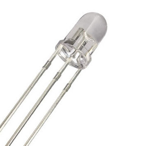 Parlak LED lamba şeffaf Lens ortak anot 3pins 3mm 5mm kırmızı yeşil Bi renk gösterge ışıkları için LED diyot - Product Image 1