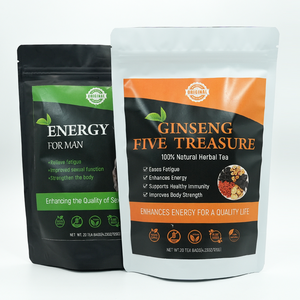 Chinaherbs Té de vitalidad sexual masculina Té de energía de Maca Fórmula de libido saludable Ginseng Té de cinco tesoros <span class=keywords><strong>para</strong></span> hombre Té de energía - Product Image 4