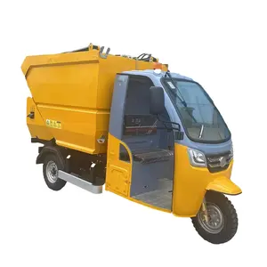 新型YF-环卫垃圾车镇用4000w 72V4000W交流电机电动三轮车垃圾装载机