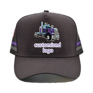 Bordado personalizado e impresión sublimada en la gorra <span class=keywords><strong>de</strong></span> camionero delantera e inferior con malla transpirable y cómoda - Product Image 1
