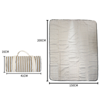 Couverture de pique-nique moderne imperméable au design personnalisé à bon prix, tapis de plage pliable et recyclable toutes saisons pour activités de plein air