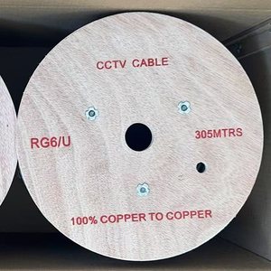 สายโคแอกเชียลสำหรับทีวี RG59ตัวนำทองแดงบริสุทธิ์ RG6 RG58 305เมตร - Product Image 5
