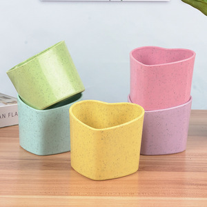 Chậu Hoa Để Bàn Nhỏ Màu Sắc Thiết Kế Hiện Đại Cho Vườn Nhà Chậu Trồng Cây Mọng Nước Hình Trái Tim Bằng Gốm - Product Image 3