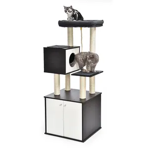 Multifunctional Cat Climbing Playground Indoor Cat Tree House