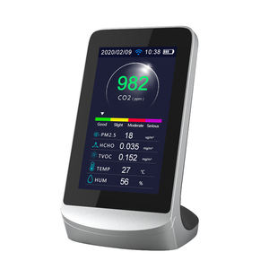 Tuya Dienmern tragbarer WLAN-Luftqualitäts-Analysator Desktop-CO2-Sensor-<span class=keywords><strong>Meter</strong></span> PM2.5 Staubprüfung Indoor-Gas-Testmonitor - Product Image 3