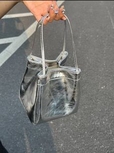 Bolso de Mano Cuadrado Pequeño de PU para Mujer, a la Moda, con Cierre de Cremallera, Forro de Poliéster, Nueva Tendencia Coreana, Multiusos, para el Tiempo Libre - Product Image 6