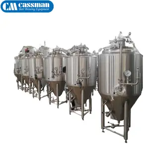 Tanques de fermentación de cilindro concial, 500L, CCT/ FV, con chaqueta de glicol para refrigeración