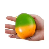 Mainan Remas Mangga Pengubah Warna TPR Slow Rebound Pereda Stres Kantong Remas Alat Pereda Stres Bola Buah Kreatif