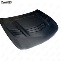 Capot en fibre de carbone ventilé style TS pour Infiniti G37 G25 berline 4 portes 2007-2013, capot avant ventilé léger, couvercle du moteur