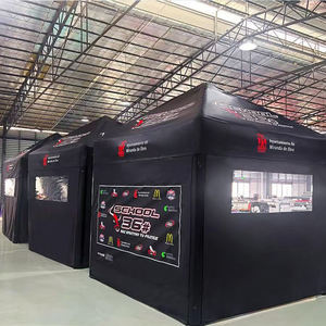 2025 personnalisé événement extérieur location blanc Pvc étanche Portable sauter lumière LED Disco discothèque Cube <span class=keywords><strong>tente</strong></span> de fête gonflable - Product Image 2