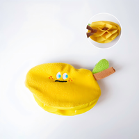 Jouet interactif personnalisé pour chien et chat en peluche douce, avec fonction reniflard et couineur