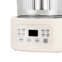 Bouilloire Électrique 1,2 L en Verre et Plastique avec Contrôle Numérique, Arrêt Automatique, 220V, Contrôle Multi-Températures pour Maison et Hôtel