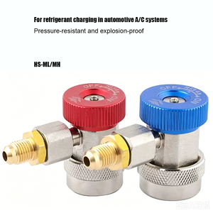 Conector Rápido Ajustable para Automóviles Hongsen HS-ML-1234/HS-MH-1234 para Refrigerante R134a, Herramientas de Aire Acondicionado - Product Image 3