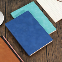 Agendas 2026 A5 en cuir pour bureau, bloc-notes professionnel avec logo de réunion, 100 feuilles, édition cadeau imprimée, reliure sans colle