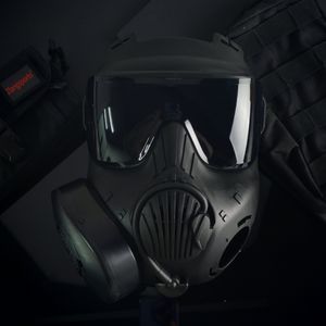 <span class=keywords><strong>Masque</strong></span> à <span class=keywords><strong>gaz</strong></span> tactique ZLang TPR avec protection faciale, ventilateur unique et lunettes pour jeu CS, sans fonction anti-<span class=keywords><strong>gaz</strong></span> - Product Image 1