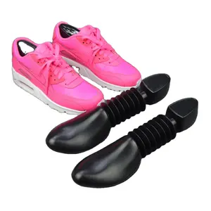 Árbol de zapatos ajustable de plástico con logotipo personalizado para mujer, zapatillas deportivas con logotipo personalizado