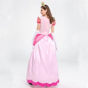 ชุดเดรสซูเปอร์มาริโอเจ้าหญิงพีชพร้อมมงกุฏสำหรับผู้หญิง - Product Image 5