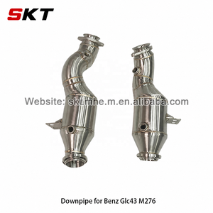 Downpipe สำหรับ GLC43 Benz AMG X253 GLC450 M276 3.0T ท่อหน้าสแตนเลส2017 + - Product Image 3