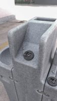 Station de Lavage des Mains Portable pour Toilettes Extérieures – Unité Mobile Double Évier pour Parcs, Festivals, Camps, Chantiers et Hygiène Publique