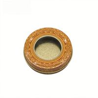 Dalam stok ukuran kecil kotak besi safron Dangshen Astragalus Slice kemasan 1-3g besi dapat Tinplate untuk makanan tonik bahan logam