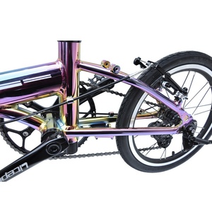 Bicicleta Dobrável Litepro K3 - Leve, Portátil, com Velocidades Variáveis, Freio V Duplo, Quadro em Liga de Alumínio Eletroplaqueado Colorido - Product Image 4
