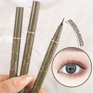 Eyeliner liquide de ver à soie de haute qualité imperméable à l'eau à séchage rapide Eyeliner coloré à base de produits chimiques pour la boîte de maquillage des yeux - Product Image 3