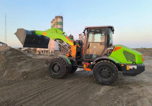 סין 820te מטעין חשמלי 2 טון מטען גלגל חשמלי מיני טון עם בקרת טייס דלי אופציונלי - Product Image 2