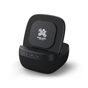 Support de téléphone <span class=keywords><strong>pliable</strong></span> avec haut-parleur Bluetooth sans fil, puissance 15W, support audio portable rechargeable pour tablette mobile et ordinateur - Product Image 1